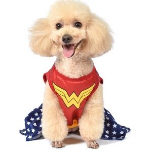 NWT DC Wonderwoman dog Halloween costume XS
